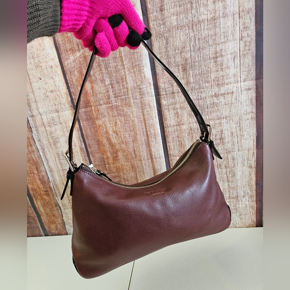 Kate Spade Brown Leather Shoulder Bag